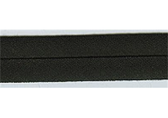 Baumwoll-Schrägband 40 mm / 2 m - schwarz