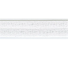 Baumwoll-Schrägband 40 mm / 2 m - weiss
