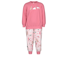 Calida Pyjama mit Bündchen - rosa