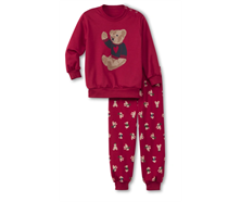 Calida Pyjama mit Bündchen - rot