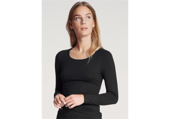 Damen Shirt Langarm - Gr. S = 40 / 42