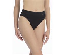 Damen Slip mit Softbund, high waist - schwarz