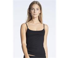 Damen Spaghetti-Top - schwarz