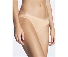 Damen String - beige