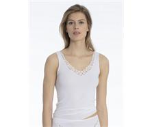 Damen Top ohne Arm - weiss