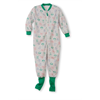 Einteiler Pyjama mit Bündchen - Gr. 80