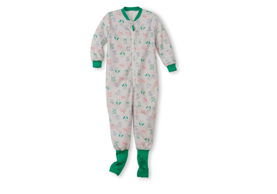 Einteiler Pyjama mit Bündchen - Gr. 80