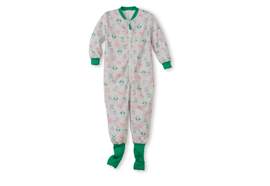 Einteiler Pyjama mit Bündchen - Gr. 80