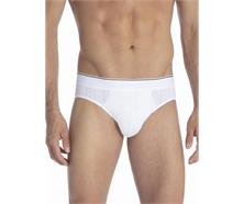 Herren Mini-Slip, Elastikbund - weiss