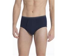 Herren Slip mit Eingriff - dunkelblau