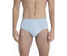 Herren Slip mit Eingriff - hellblau