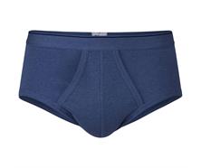 Herren Slip mit Oeffnung - jeansmeliert