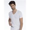 Herren T-Shirt V-Neck - L