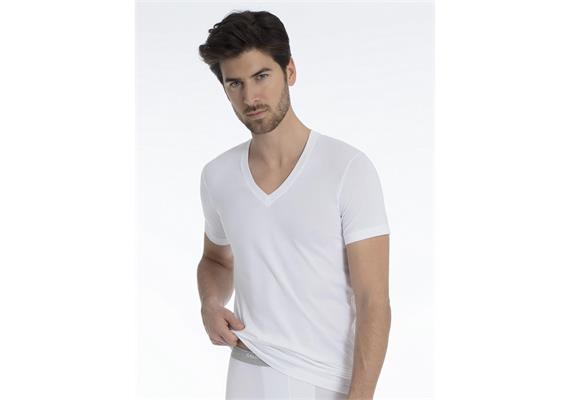 Herren T-Shirt V-Neck - L