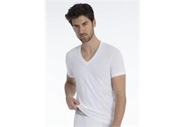 Herren T-Shirt V-Neck - L