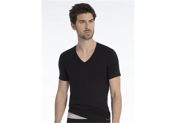 Herren T-Shirt V-Neck - L