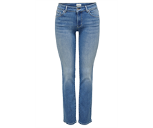 Jeans Alicia regular waist, straight leg - demin