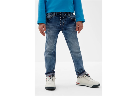 Jeans mit Elastikbund - Gr. 92