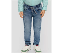 Jeans mit Elastikbund - hellblau
