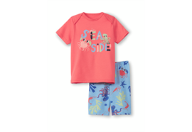 Kurzes Pyjama mit Print - Gr. 104