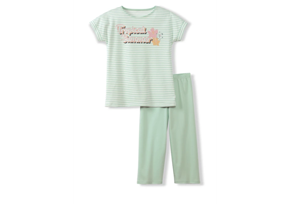 Mädchen Pyjama 3/4 - Gr. 140