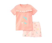 Mädchen Pyjama kurz - rosa