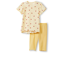 Pyjama 3/4 lang - gelb