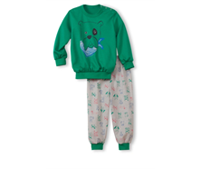 Pyjama mit Bündchen - grün
