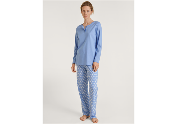 Pyjama mit Knopfverschluss - Gr. M = 44 / 46