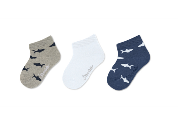 Sneaker Socken 3er Pack - Gr. 27 - 30