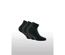 Socken Sneaker Plus 3er Pack - schwarz