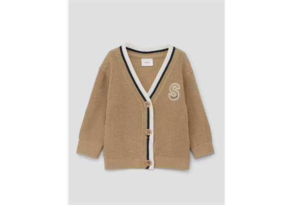 Strickjacke mit Logo - Gr. 68