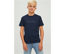 T-Shirt mit Stickerei - blau